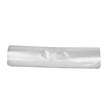 Spandepose 30ltr B480xL600mm 22my LDPE med Fals Klar Fødevaregodkendt,50 stk/rl
