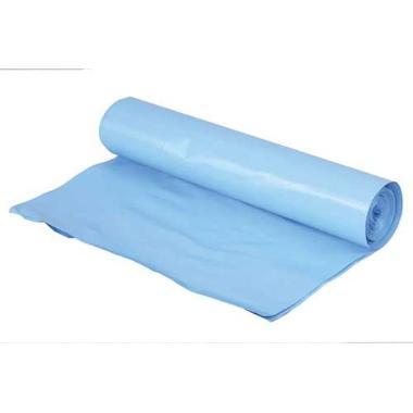Sæk 60liter B550xL1030mm 100my Ekstra Strong Blå,10 Stk/rl