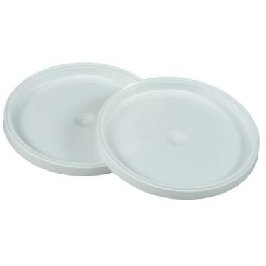 Låg til protesebæger Ø96mm PP hvid,16 ps x 25 stk/krt