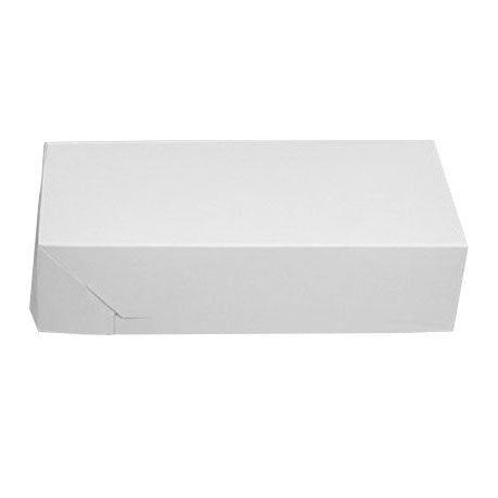 Kageæske fold selv nr 1212 L200xB100xH50mm pap hvid,250 stk/krt