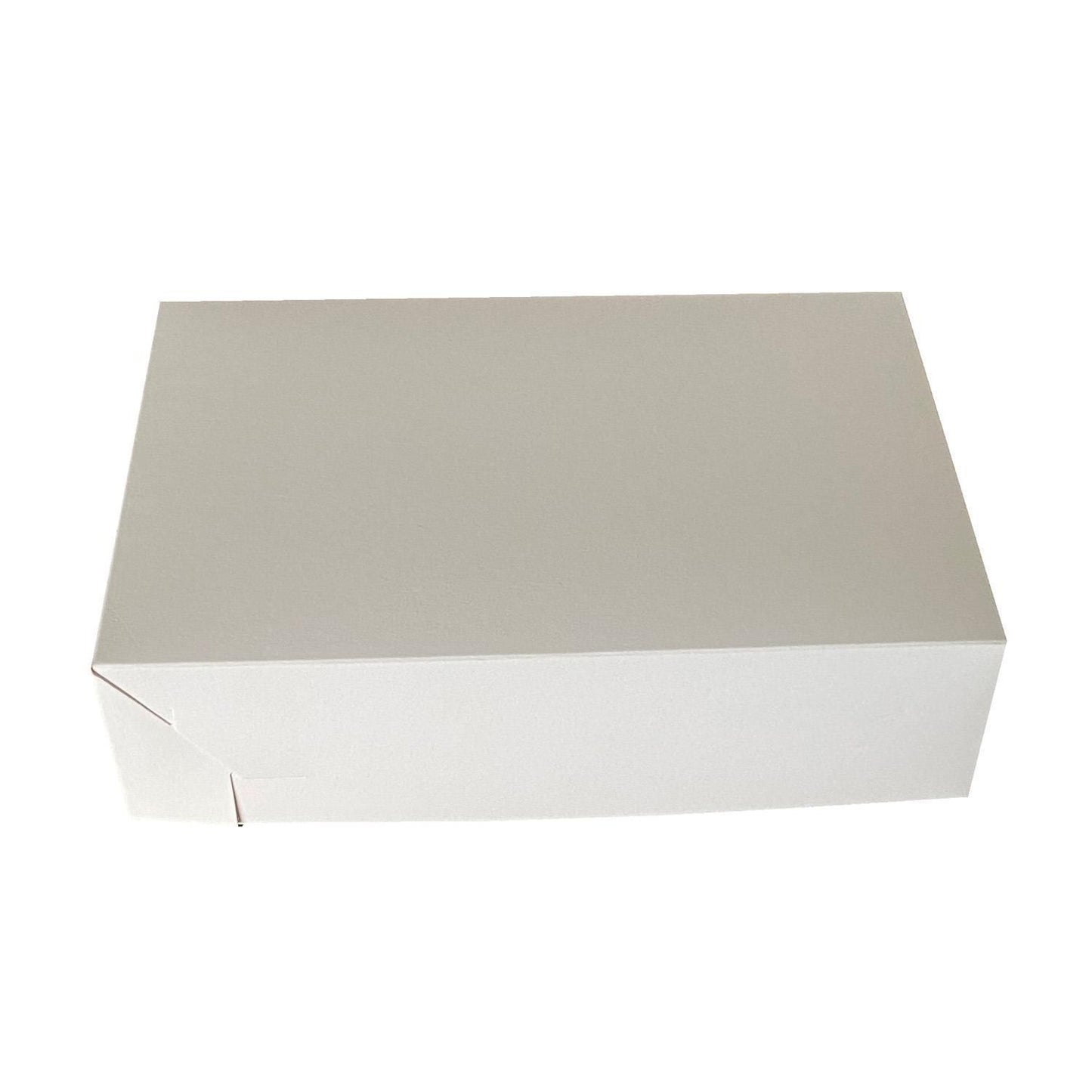 Kageæske fold selv nr 1215 L200xB140xH50mm pap hvid,250 stk/krt