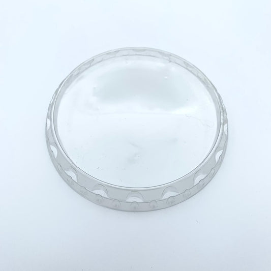 Snap-on låg rund Ø115 mm RPET klar til 7353-1,145 stk/pk