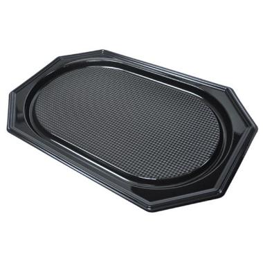 Fad 36x54 cm Stor Plast PET Sort Låg på 73705,10 stk/ps