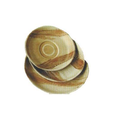 Fad Ø24 cm Bionedbrydelig Palmeblad,25 stk/ps