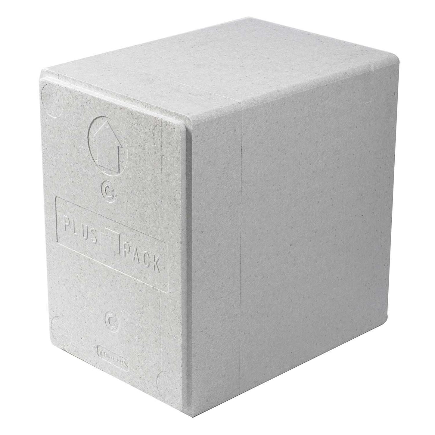 Termokasse 37 ltr 44x32x44 cm EPS Hvid til Transport af fad 103900,3 stk/krt