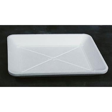 Skumbakke 400x300x50 mm Sulefad Skrå sider EPS Hvid,50 stk/krt