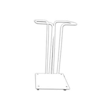 Affaldsstativ 100 ltr uden Låg med Bøjle Hvid,1 stk/krt