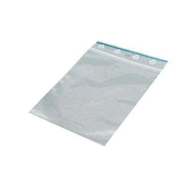 Lynlåspose 80x120 mm 50 my uden Skrivefelt LDPE,10 ps x 100 stk/pk