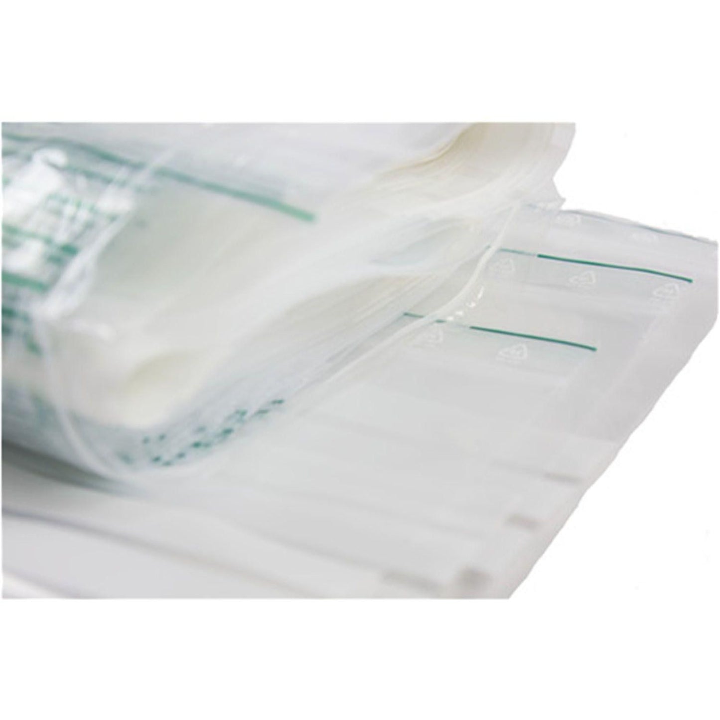 Lynlåspose 150x200 mm 50 my med Skrivefelt LDPE,10 ps x 100 stk/pk