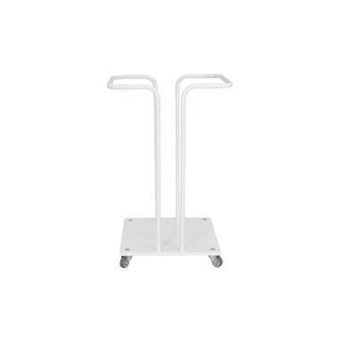 Affaldsstativ 120 ltr uden Låg Hvid,1 stk/krt