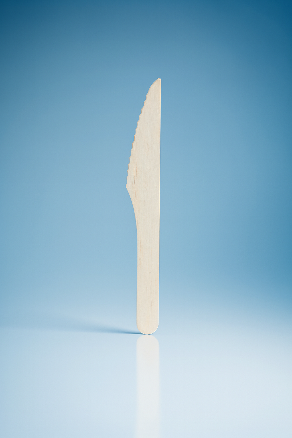 Kniv i FSC naturtræ – 165 mm, voksbehandlet, 100 stk.