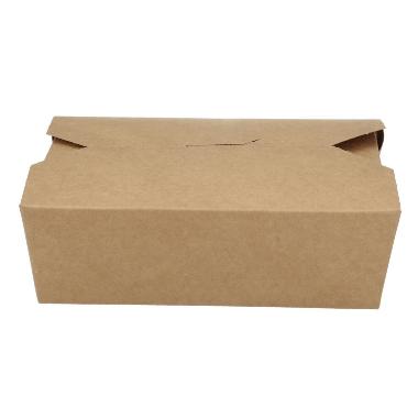 Takeaway æske Verive 121/136x152/168x51 mm 1000 ml kraft biocoating Brun,75 stk/ps