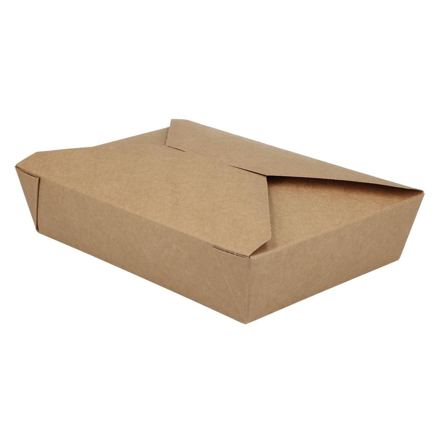 Takeaway æske Verive 140/155x195/215x48 mm 1400 ml papir biocoating Brun,56 stk/ps