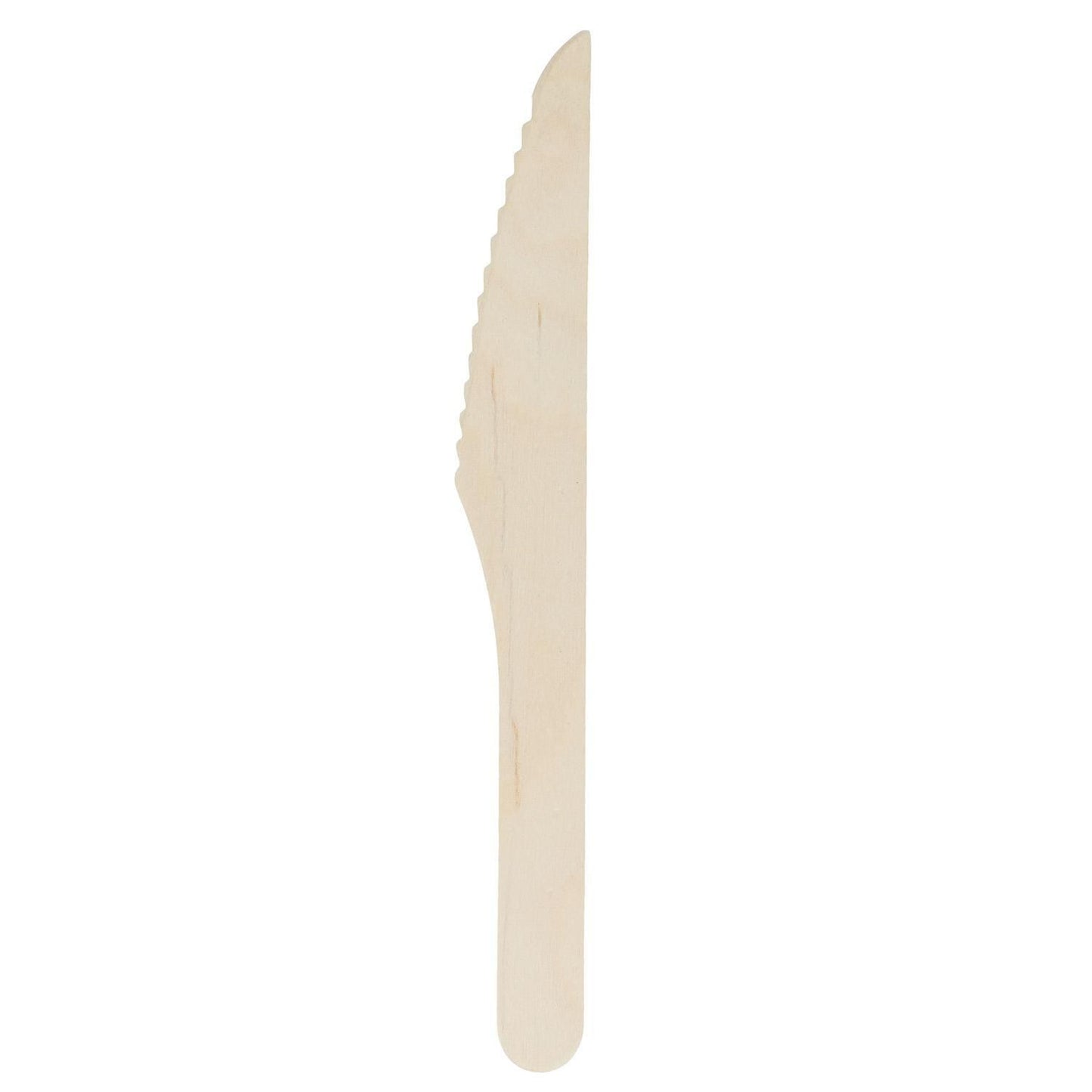 Kniv Verive L165mm Voksbehandlet Træ Natur,100 stk/ps