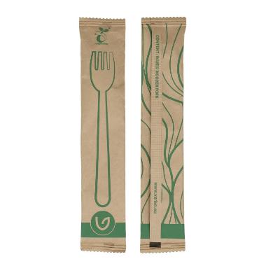 Gaffel Enkeltpakket Verive L160mm Træ FSC Natur,100 stk/ps