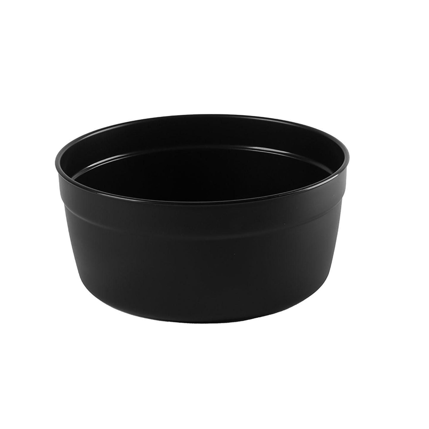 Plastskål Verive Takeaway rund 500ml Ø120mm H66mm flergangs sort,80 stk/krt