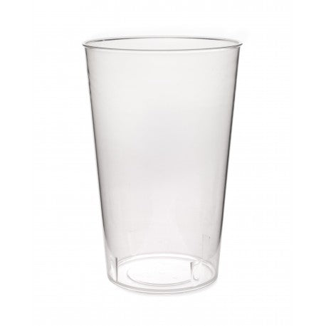 Plastglas Verive flergangs 50cl Ø90mm PP klar,150 stk/krt