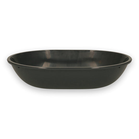Plastskål Verive Takeaway Flergangs Oval L225xB174xH49mm 1000ml 34oz Mørke Grå,36 stk/pk
