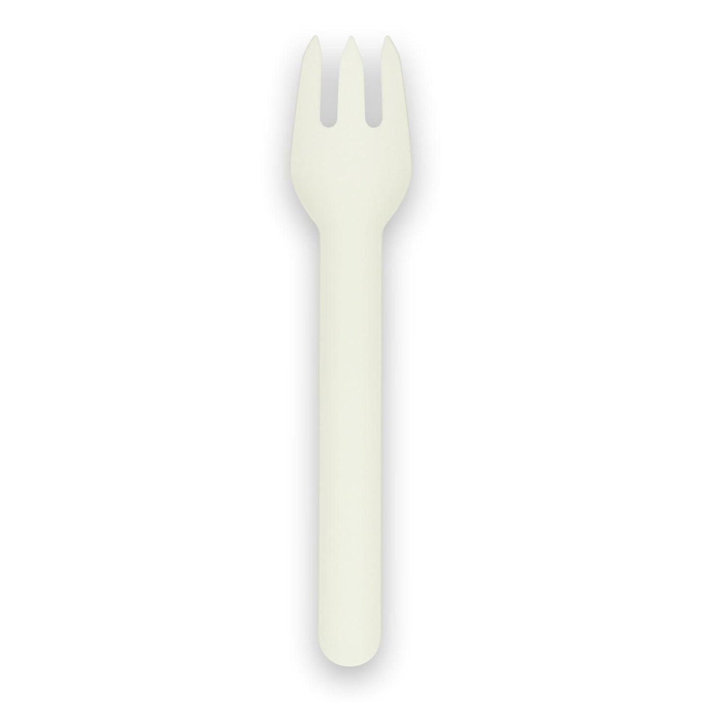Gaffel Verive 157mm hårdt papir kraftig FSC bionedbrydelig glat overflade hvid,100 stk/ps