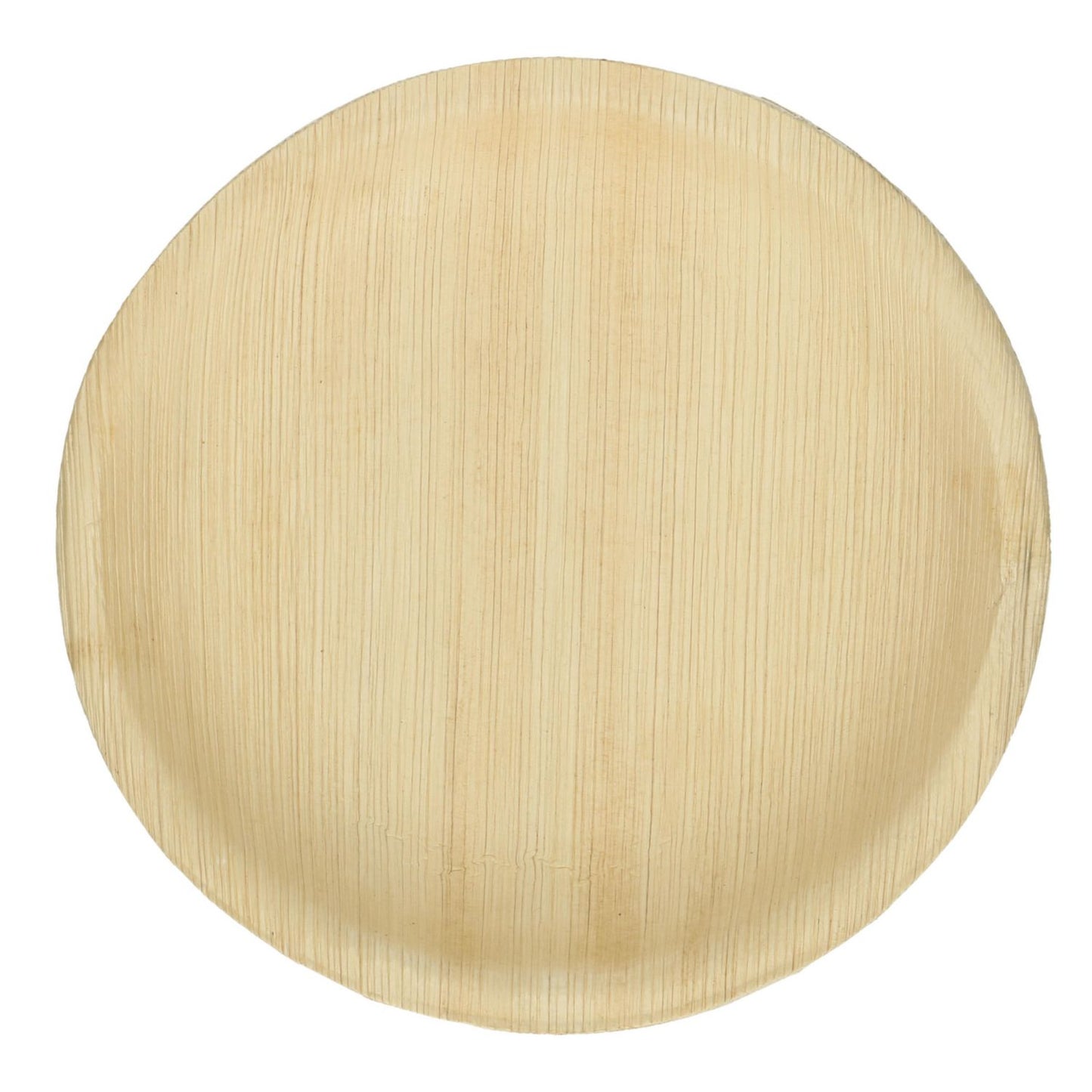 Tallerken Verive palmeblad rund Ø18cm natur,4 ps x 25 stk/krt