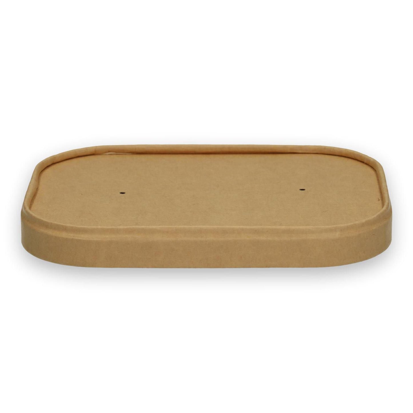 Låg Verive  L172xB120mm bionedbrydelig PAP/PLA brun til rektangulær bæger,6 ps x 50 stk/krt