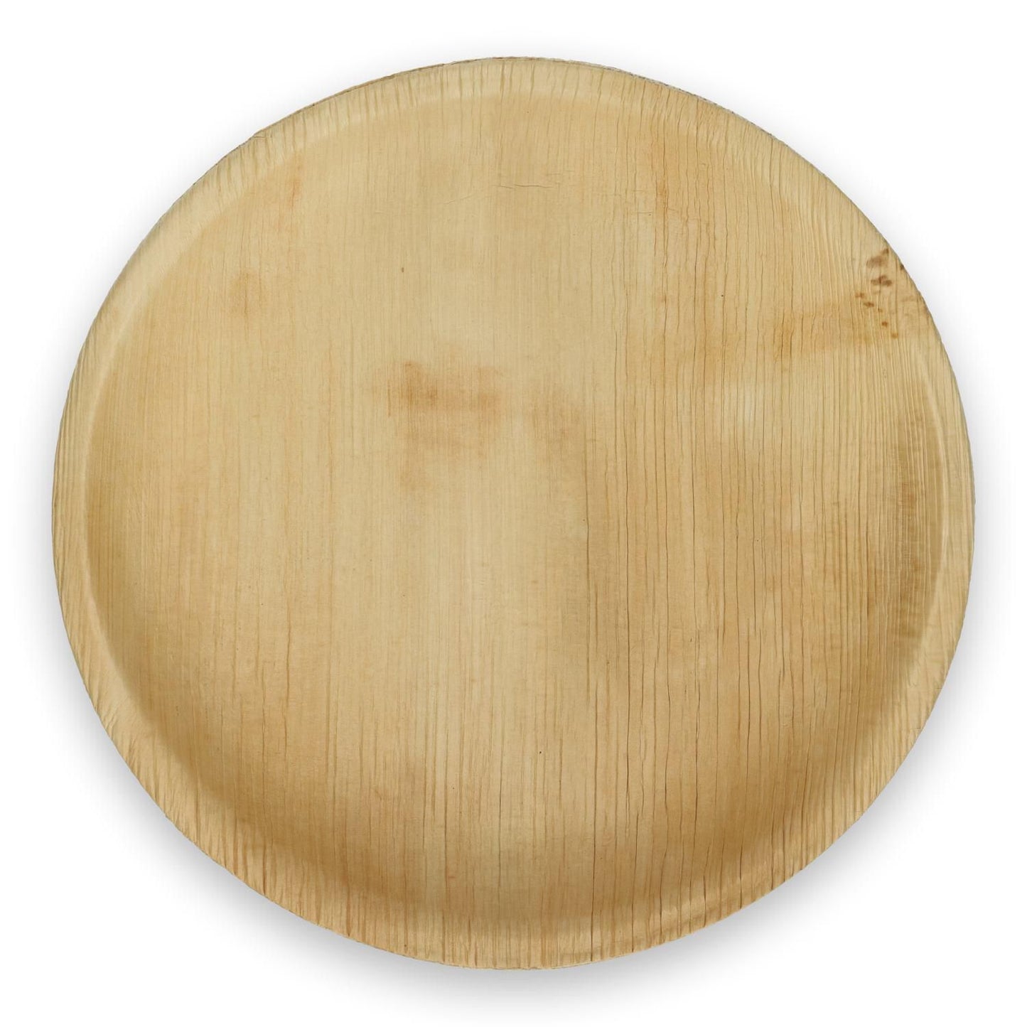 Tallerken Verive palmeblad  rund Ø24xH2cm natur,4 ps x 25 stk/krt