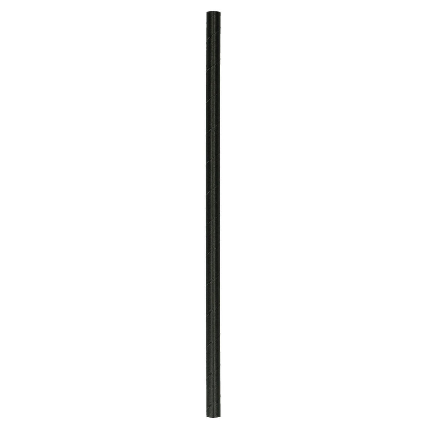 Sugerør Verive 4-Lags Ø8xH230mm Papir Sort,250 stk/pk