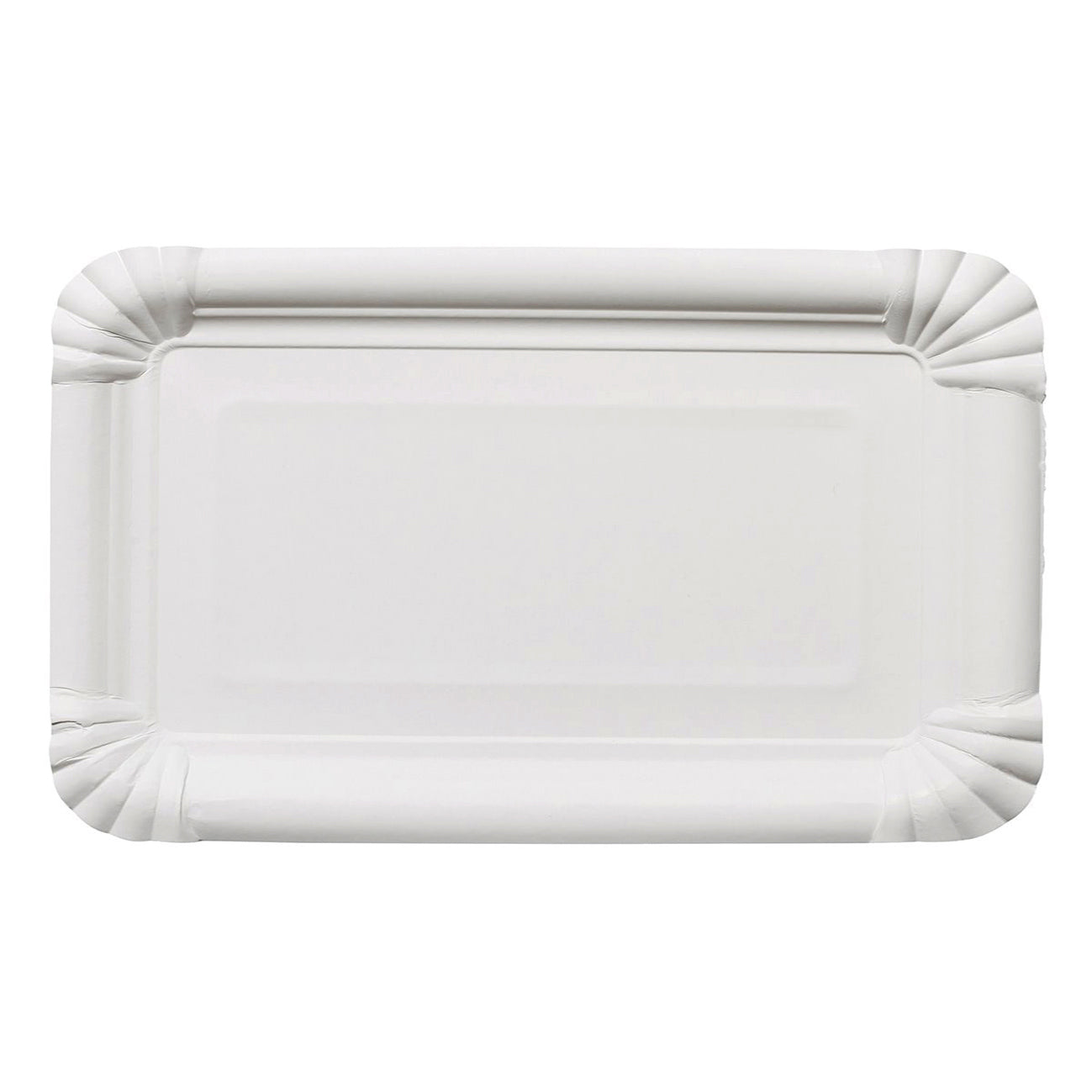 Pølsetallerken Verive L20xB13cm Hvid,250 stk/pk