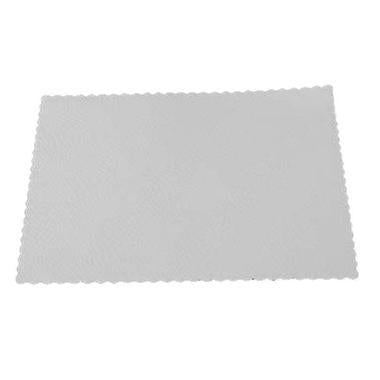 Fadpapir 29x38 cm firkantet præget hvid,500 stk/pk