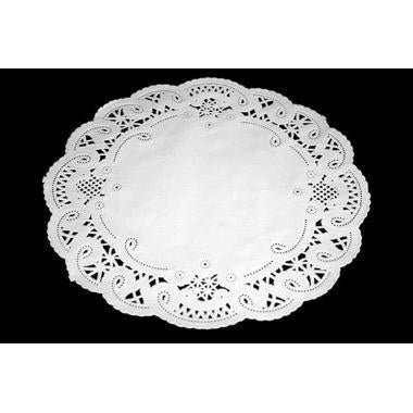 Kagepapir Ø20 cm Rund Udstanset Hvid,500 stk/pk