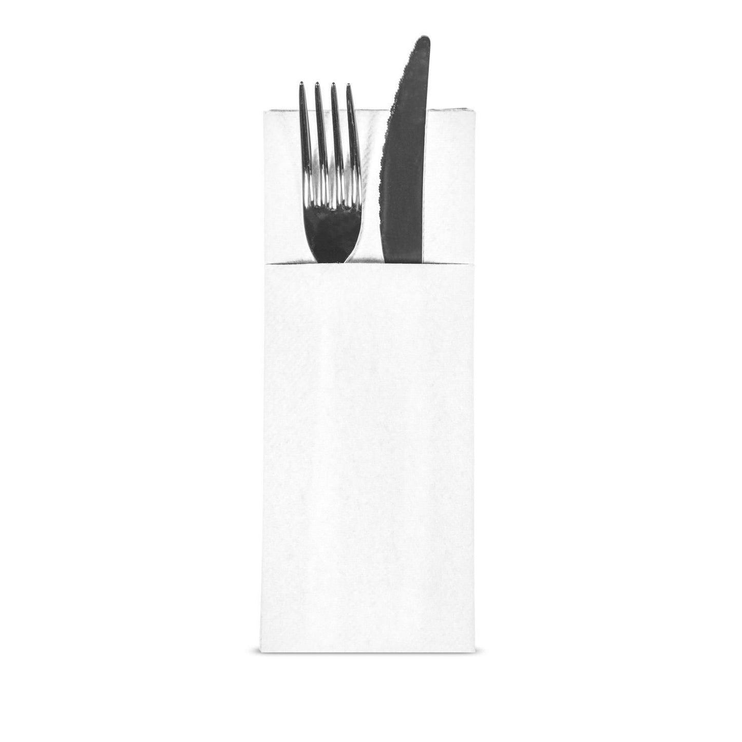 Serviet TableSMART Airlaid 40x32 cm til Bestik Hvid,24 pk x 50 stk/krt