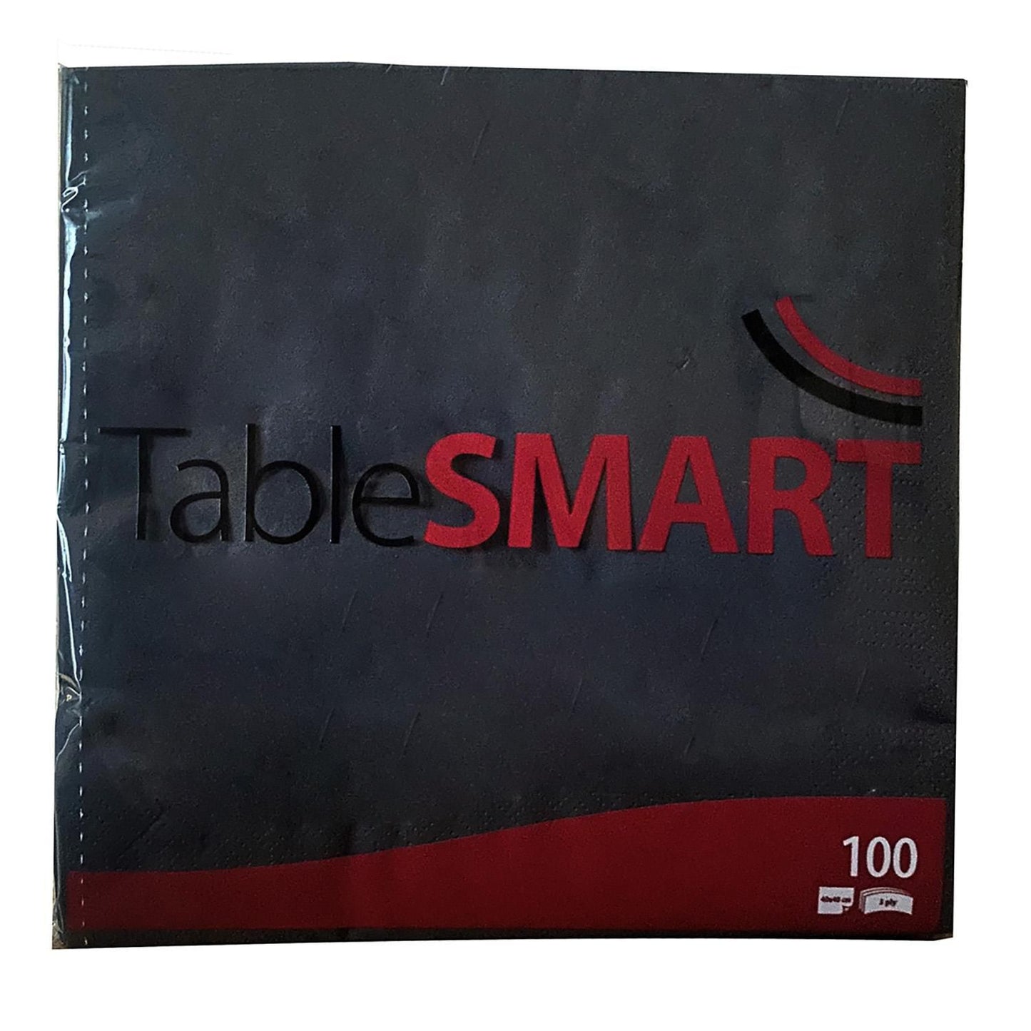 Serviet TableSMART 40x40cm 3-lag Sort,100 stk/pk
