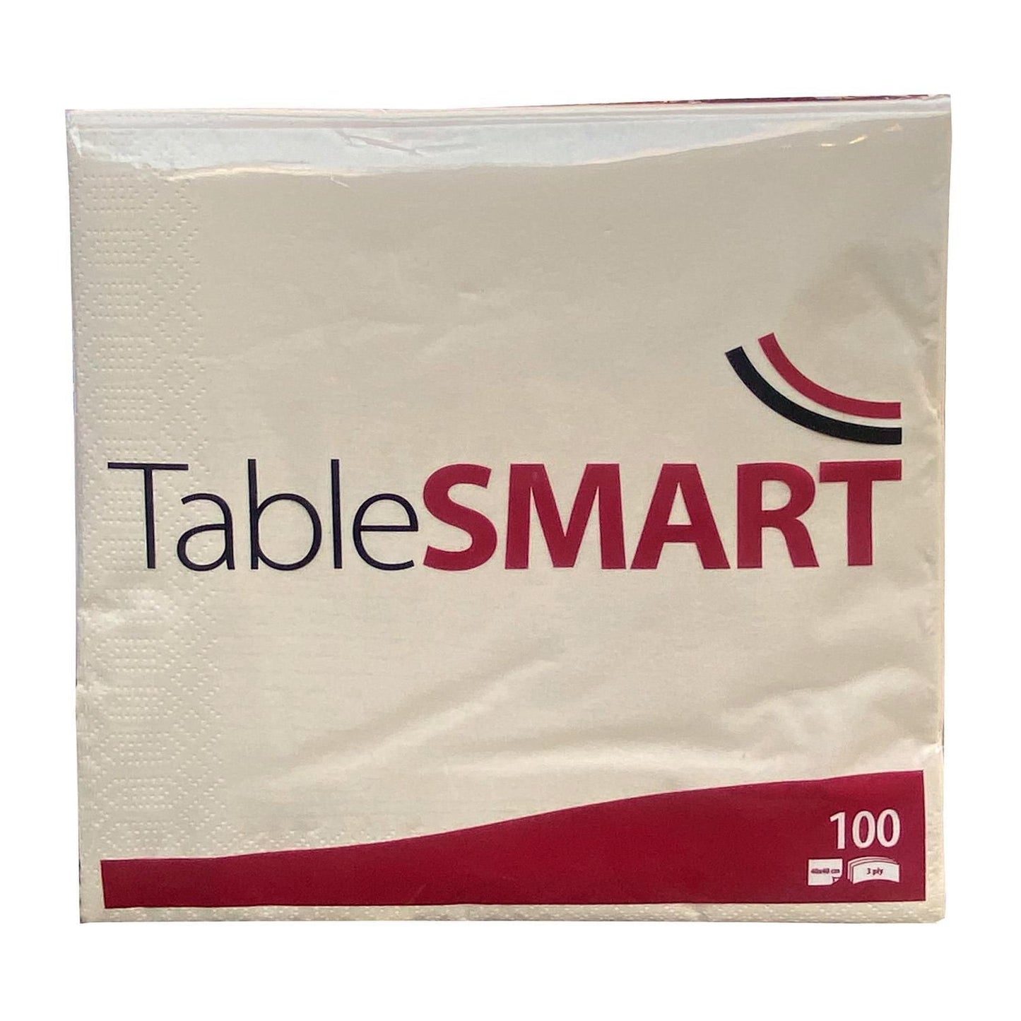 Serviet TableSMART 40x40cm 3-lag Cream,100 stk/pk
