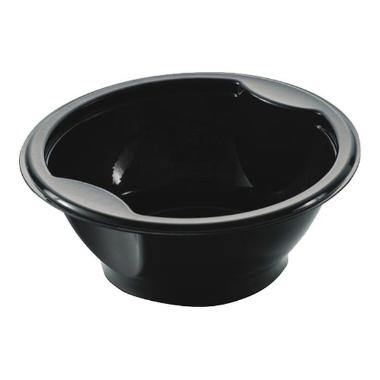 Suppebowl 1-rum 500 ml Ø153xH60mm PP Sort,480 stk/krt