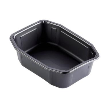 Bakke 1-rum 1395 ml 215x148x70 mm HMR PP Sort,232 stk/krt