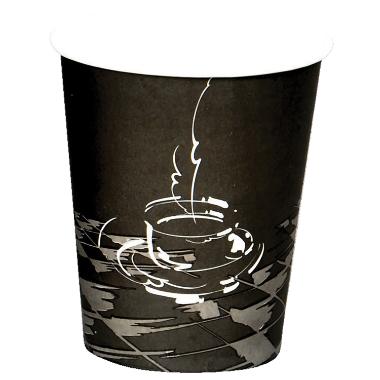 Kaffebæger Pap Ø80xH90mm 25cl 8oz Single Wall Coffeecup,50 stk/ps