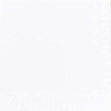 Serviet Duni 24x24cm 3-lag Hvid,250 stk/pk