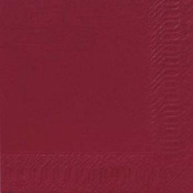 Serviet Duni 40x40cm 3-lag Bordeaux 125 stk,125 stk/pk