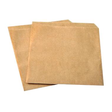 Burgerlomme stor 150x160 mm 40 gr Kraft/PE Brun,1000 stk/krt