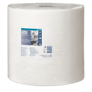 Aftørringsrulle Industri Tork Standard W1 1-lag Ø38cm B34cmxL1180m Mix Hvid,1180 m/krt