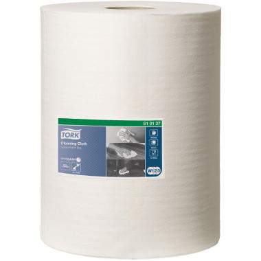 Aftørringsrulle Tork W1/W2/W3 Industri 1-lag 38x32cm 152m Hvid,152 m/krt