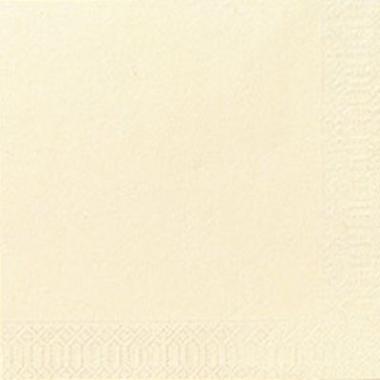Kaffeserviet, 1/4 Fold, 3-lags, 24x24, Duni, Buttermilk, ( 250 stk )
