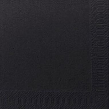 Serviet Duni 24x24cm 2-lag Sort,8 pk x 300 stk/krt