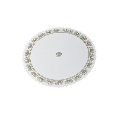 Kagepap Ø180 mm Lakeret med Guldtryk,500 stk/krt