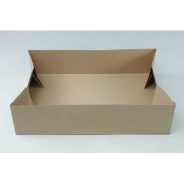 Transportæske 4-pkt limet Brun PAKKES I PLAST HELT LUKKET MÆRKES,25 stk/krt