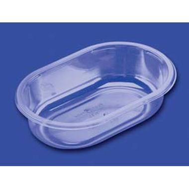 Bakke 1-rum 525 ml 176x116x40 mm Oval APET Klar,750 stk/krt