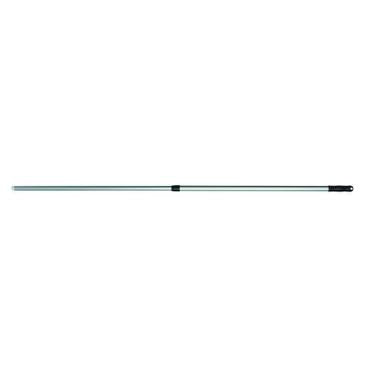 Teleskopskaft 1005-1800 mm med Gevind Alu/Sort,stk