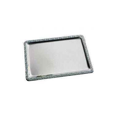 Serveringsfad Barocco 42x31 cm Rektangulær Rustfri stål,stk