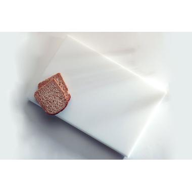 Skærebræt 46x30x2.5 cm Ekstra kraftig PE Hvid,stk