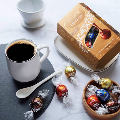 Lindt LINDOR Assorted Cornet 200 g – Blandede delikatesser fra Lindt